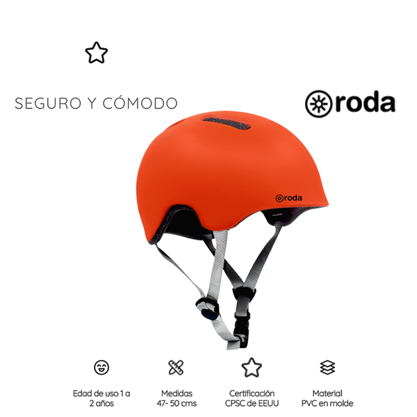 RODA Bicicleta Clásica Roda Para Niños - Rojo - 2 años