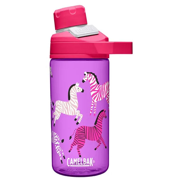 Botella de agua niña chute mug 400ml Camelbak- zebra
